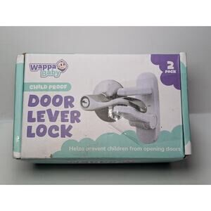 Wappa Baby Child Proof Door Lever Lock 2 pack
